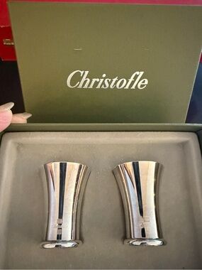 Christofle Silver Salt and Pepper Shakers